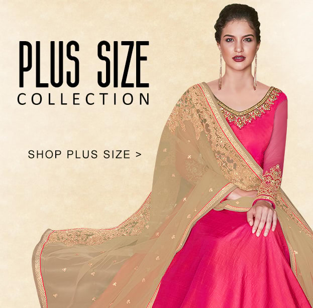 plus size traditional indian dress